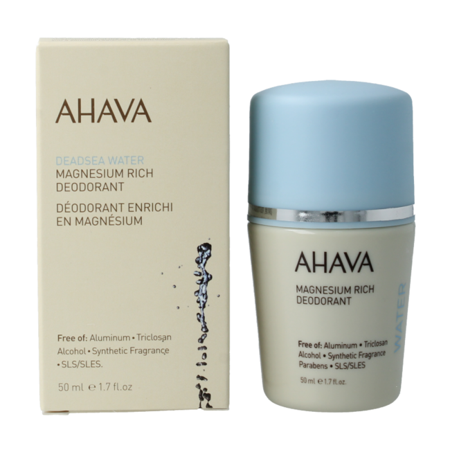 Deodorante Ahava da donna ricco di magnesio 50 Millilitri