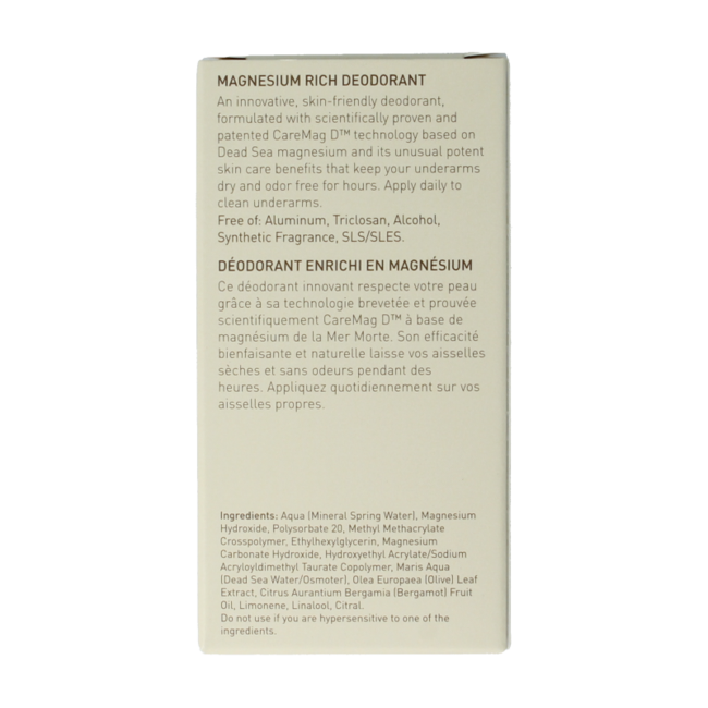 Ahava Deodorant Damen Magnesiumreich 50 Milliliter