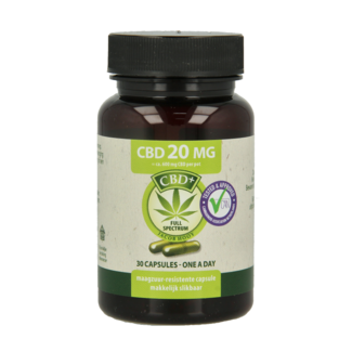 Jacob Hooy Kapsułki CBD Jacob Hooy 20 mg, 30 szt.