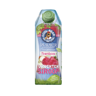 Cool Bear Cool Bear Sirop framboise pomme 750 ml
