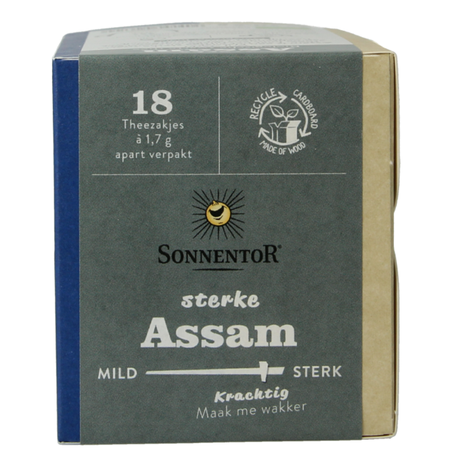 Thé noir Assam English bio 18 sachets