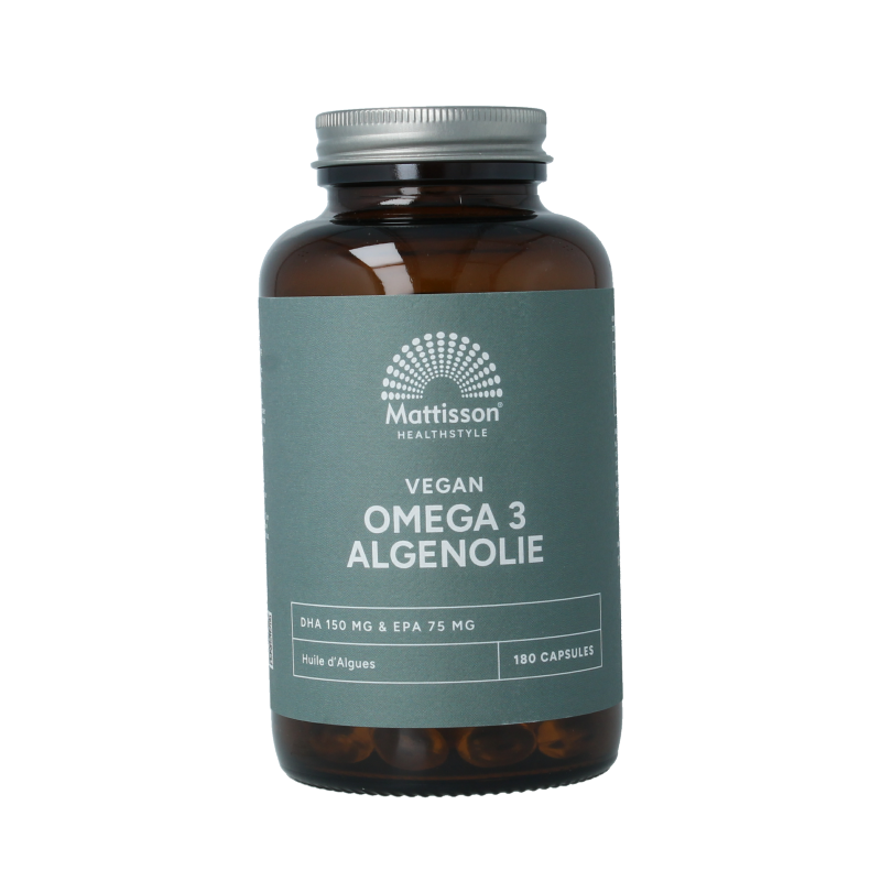 Mattisson Omega 3 Vegano Alghe DHA EPA - 180 Capsule
