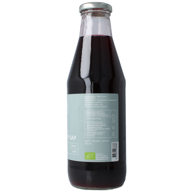Mattisson Organic Cranberry Juice 750ml