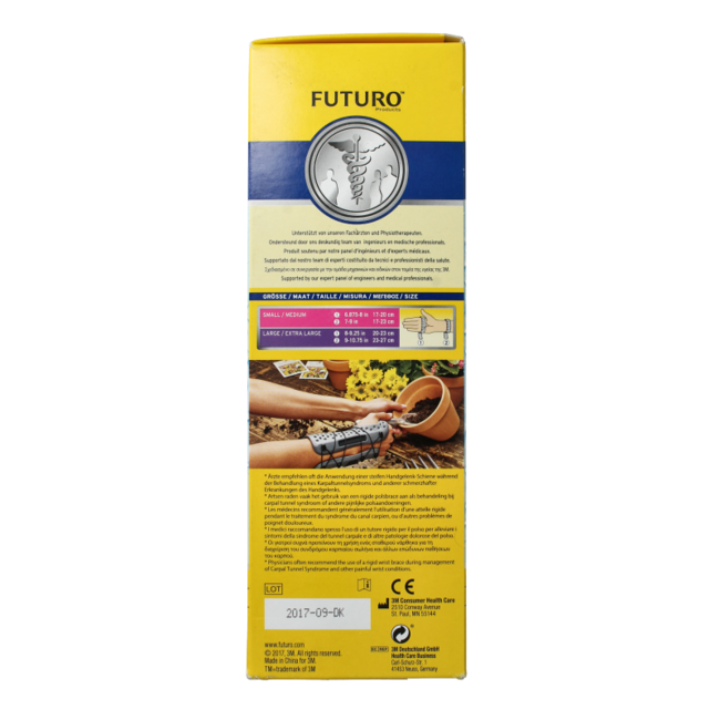 Wrist brace S/M left 1 Piece