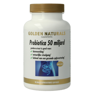 Golden Naturals Probiotica 50 mil millones 90 Cápsulas vegetarianas