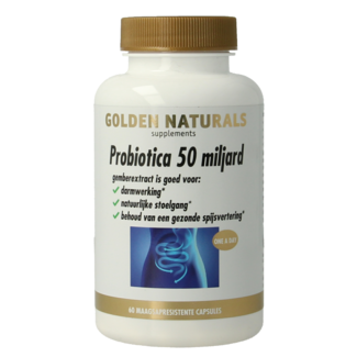 Golden Naturals Probiotica 50 miljard 60 Vegetarische capsules