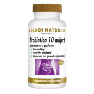 Golden Naturals Golden Naturals Probiotiques 10 milliards 30 gélules végétales
