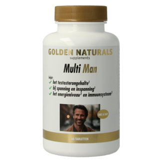 Golden Naturals Multi man 60 Tablets