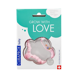 Curaprox Teething ring pink 1 Piece