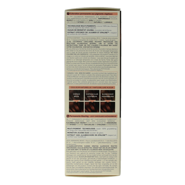 Phyto Paris Phytocolor 5.35 Castaño Claro Chocolate 1 unidad