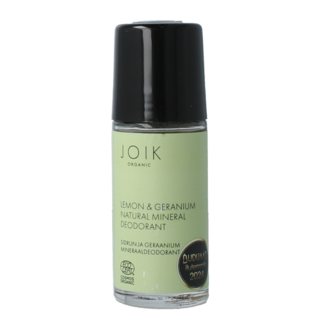 Joik Organics Joik Organics desodorante mineral de limón y geranio vegano 50 mililitros