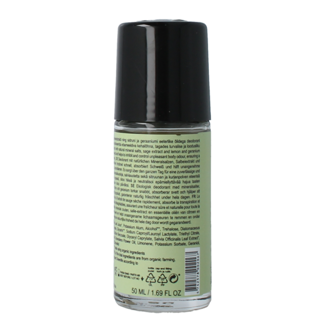 Joik Organics Cytryna i geranium dezodorant mineralny wegański 50 Mililitrów