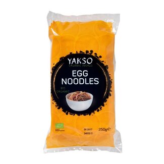 Yakso Fideos de huevo bio 250 gramos