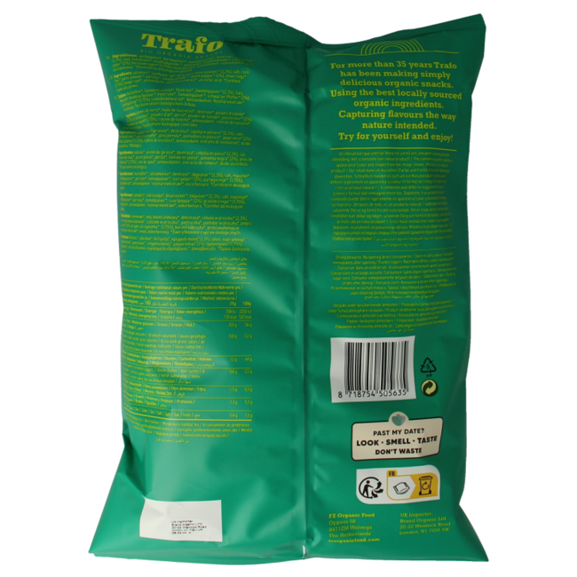 Chips handgefertigt Sour Cream & Onion Bio 125 Gramm