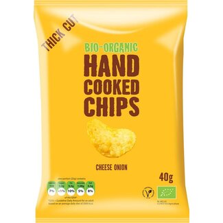 Trafo Trafo Chips handcooked kaas & ui bio 40 Gram