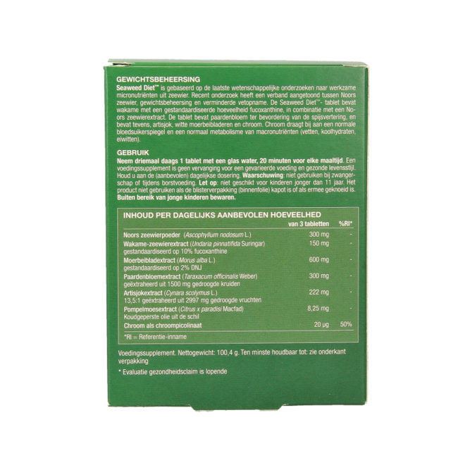 New Nordic Seaweed diet 90 comprimidos