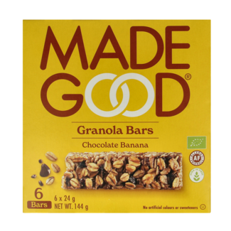 Made Good Made Good Barrita de granola chocolate plátano 24 gramos bio 6 unidades