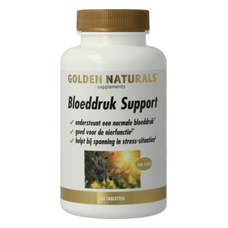 Golden Naturals Golden Naturals Bloeddruk support 60 Tabletten