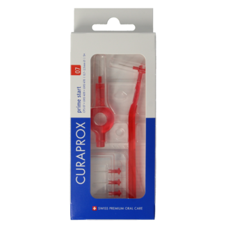 Curaprox Curaprox Prime start rager 07 rood 2500 µm 5 Stuks