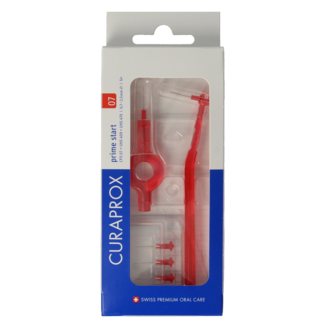 Curaprox Curaprox Prime start szczoteczka międzyzębowa 07 czerwona 2.5 mm 5 sztuk