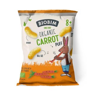 Biobim Organic carrot puffs 8+ months 20g