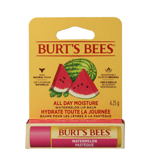 Burt's Bees Bálsamo labial sandía blíster 4,3 gramos