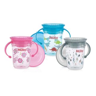 Nuby Taza Wonder 240 ml 6+ meses surtido 1 unidad