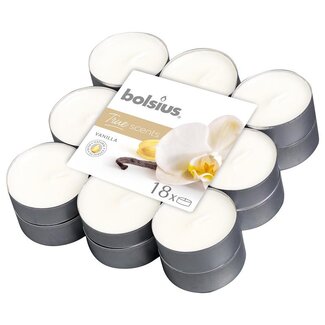 Bolsius True Scents tea lights vanilla 18 pieces