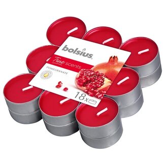 Bolsius Bolsius True Scents tea lights pomegranate 18 pieces