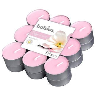 Bolsius Bolsius True Scents tea lights magnolia 18 pieces
