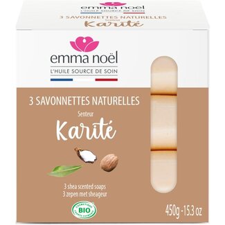 Emma Noel Emma Noel Sheabutter zeep 3 Stuks