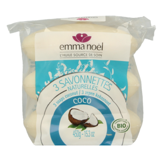 Emma Noel Sapone al Cocco Emma Noel (Confezione da 3)