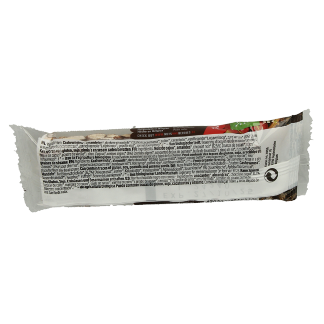 Nuts & Berries Nuts & berries choco sour cherry organic 30 Gram