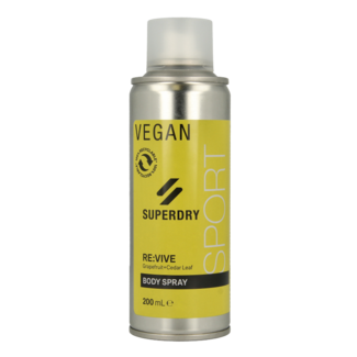 Superdry Sport RE:vive Spray corpo uomo 200 Millilitri
