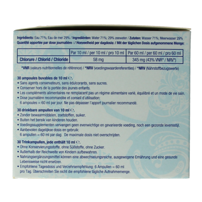 Quinton Isotonic Ampullen 10 ml 30 Ampullen