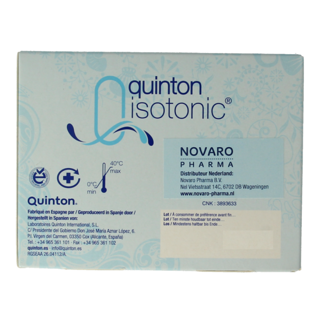 Quinton Isotonic ampułki 10ml 30 ampułek