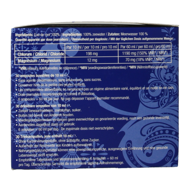 Quinton Hypertonic 30 ampoules de 10 ml