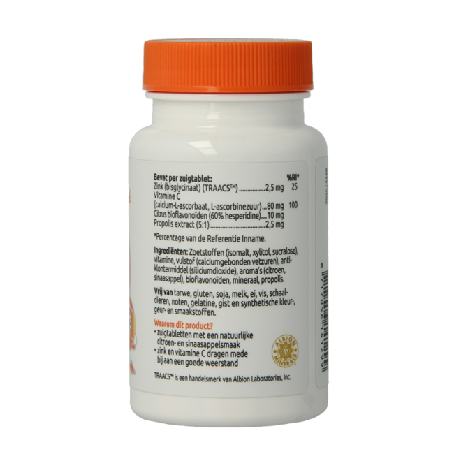 Zink + C kind zuigtabletten 30 comprimidos para chupar