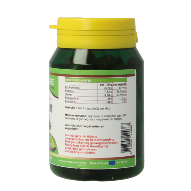 SNP Cúrcuma & piper nigrum 510mg puro 60 Cápsulas vegetarianas