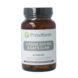 Proviform L-Lysin 500 mg & Katzenkralle 60 vegetarische Kapseln