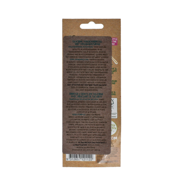 Jack N Jill Silicone toothbrush 1 Stuks
