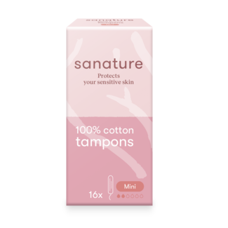 Sanature Tampons mini 16 pièces