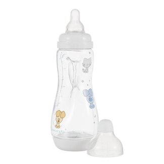 Difrax Biberon avec poignée 240 ml Woezel & Pip 1 pièce