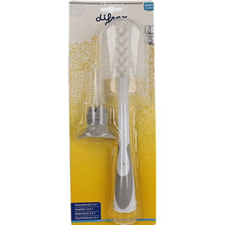 Difrax Spazzolino per Biberon 2-in-1, 1 Pezzo