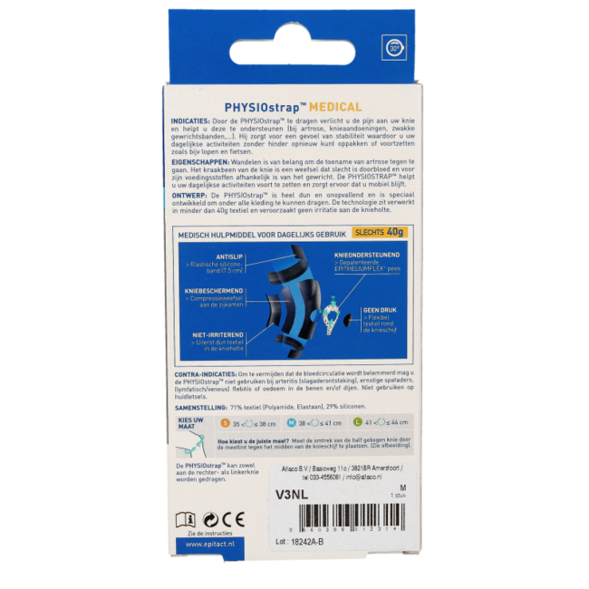 Epitact Knie medical maat M 38-41 1 Stuks