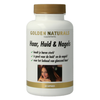 Golden Naturals Cabello, piel y uñas 60 Cápsulas vegetales