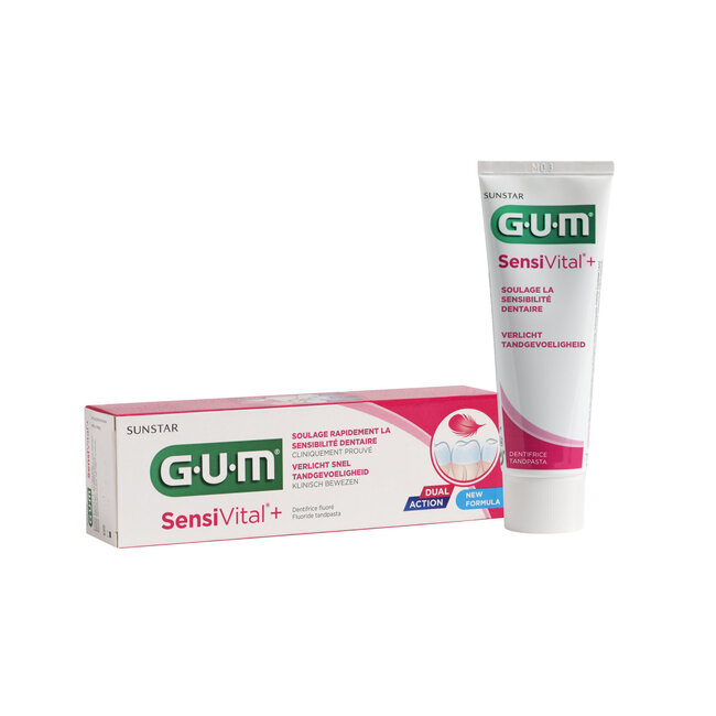 GUM Sensivital+ toothpaste 75 Millilitres