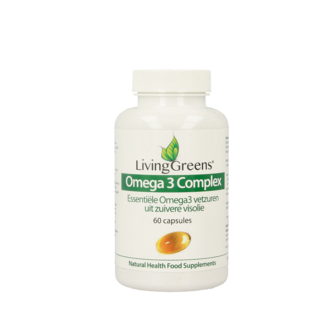 Livinggreens Livinggreens Omega 3 visolie complex 60 Capsules