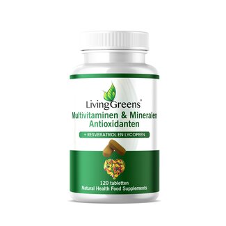 Livinggreens Multivitamins & minerals antioxidant 120 Tablets
