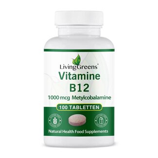 Livinggreens Livinggreens Vitamin B12 Methylcobalamin 1000mcg 100 Tablets